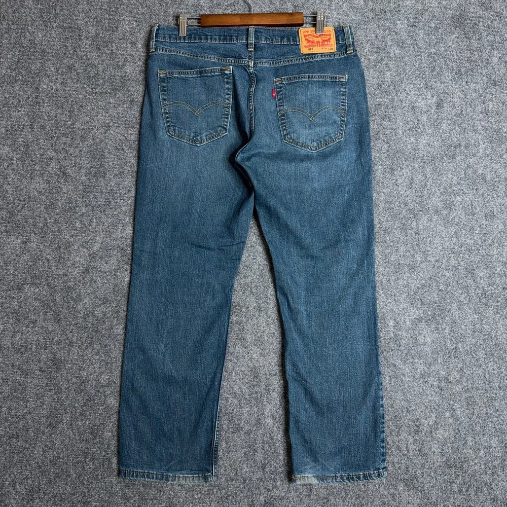 Levi's 514 Straight Leg Jeans Mens 34x29 Blue Light Wash Casual Regular Fit Dad